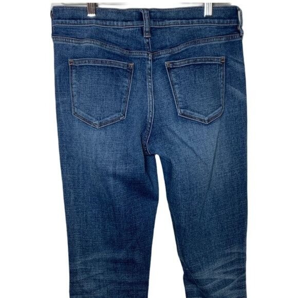 J.Crew Distressed Skinny Stretch Blue Jeans Women’s 26 - Picture 5 of 10